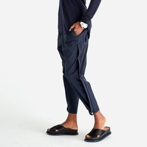 Paskho Sanctuary Cropped Pleated Travel Pants